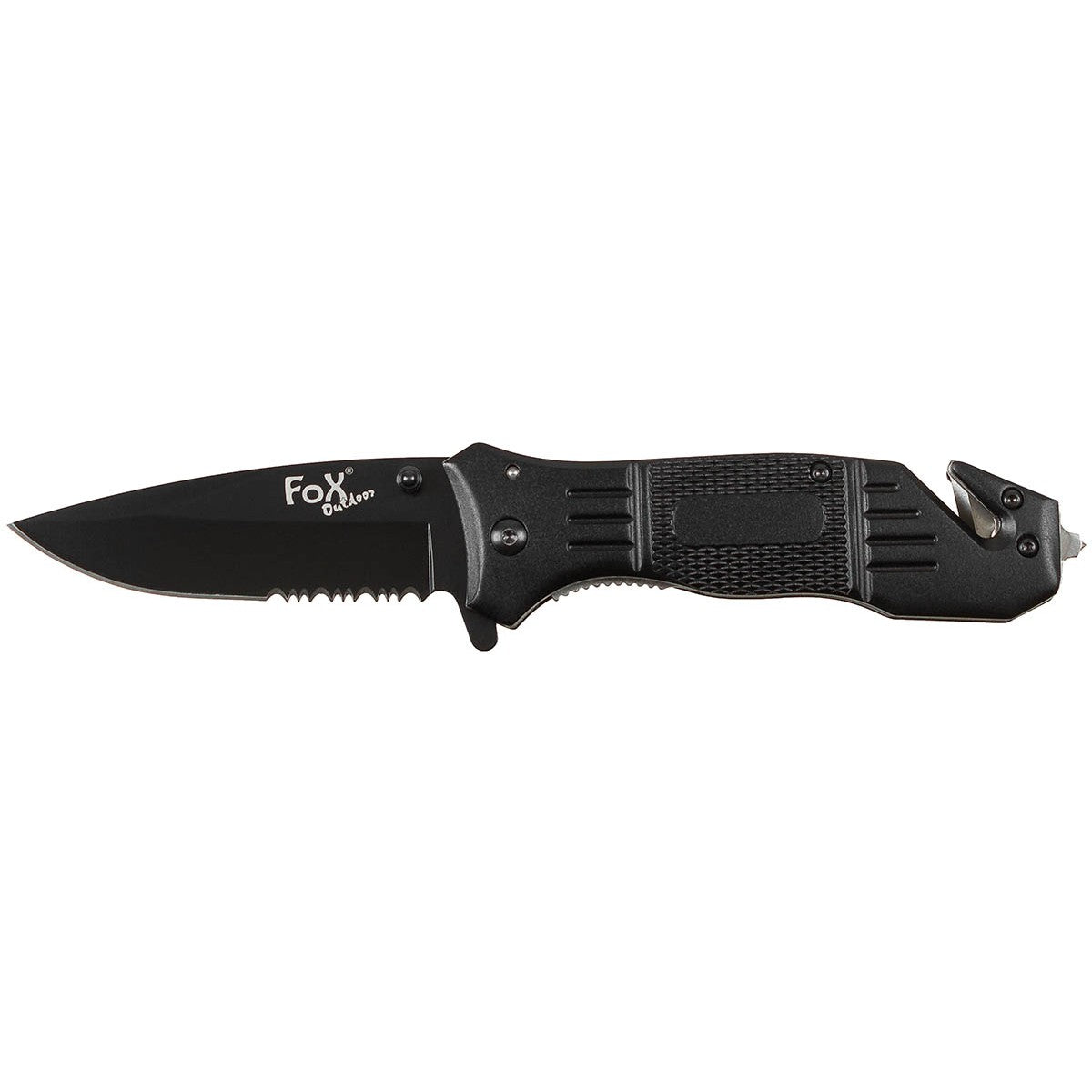 Klappmesser, Einhand, schwarz, Metallgriff
