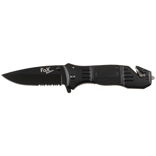 Klappmesser, Einhand, schwarz, Metallgriff