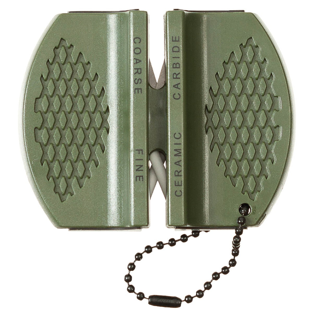 Messerschärfer, "DUO", oliv