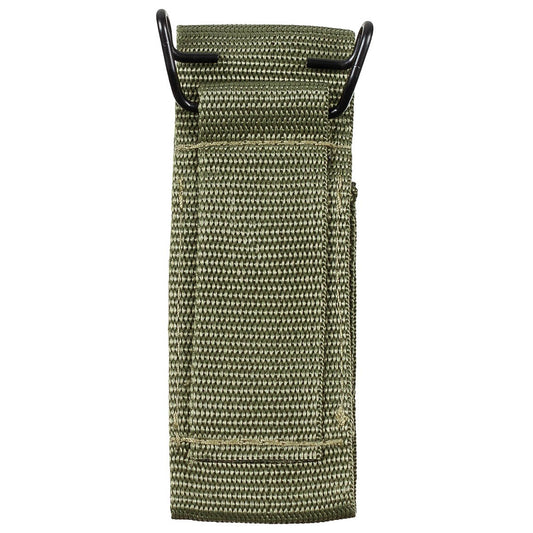 Messer-Etui, oliv,Gürtelschlaufe, Gürtelklammer