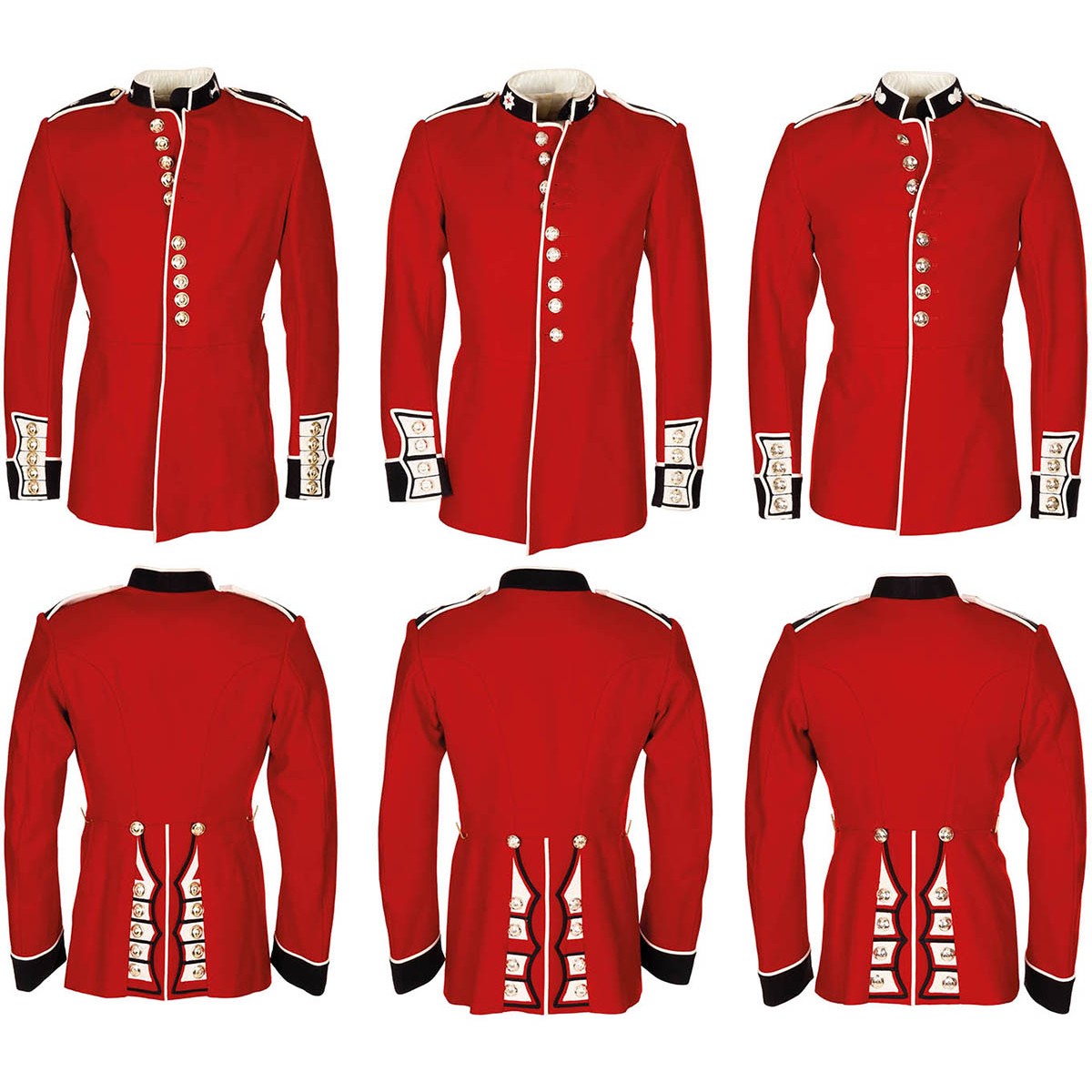 Brit. Paradejacke, rot,neuw.