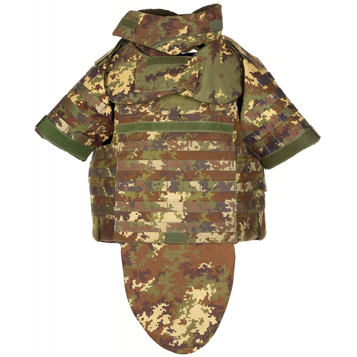 Ital. Schutzweste, NC4-09,vegetato, gebr. (EXP.BESCHRÄ.)