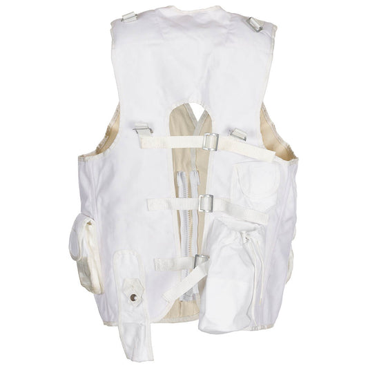 Türk. Tactical Weste,weiß, gebr.