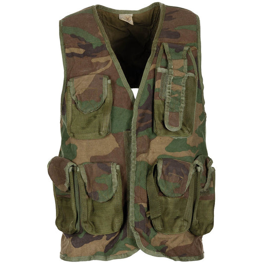 Türk. Tactical Weste,woodland, gebr.