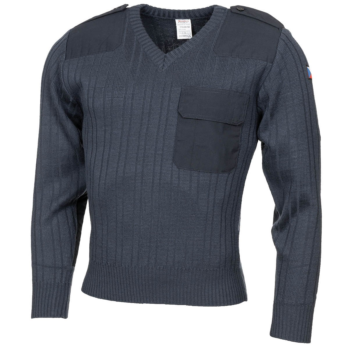 CZ Pullover, M 97, blau,V-Ausschnitt, neuw.