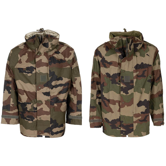 Franz. Nässeschutzjacke,CCE camo, 3-Lagen-Lam., neuw.