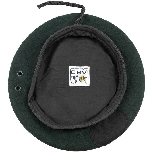 Franz. Barett, dunkelgrün,neuw.