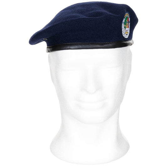 Angolanisches Barett, POLICIA, blau