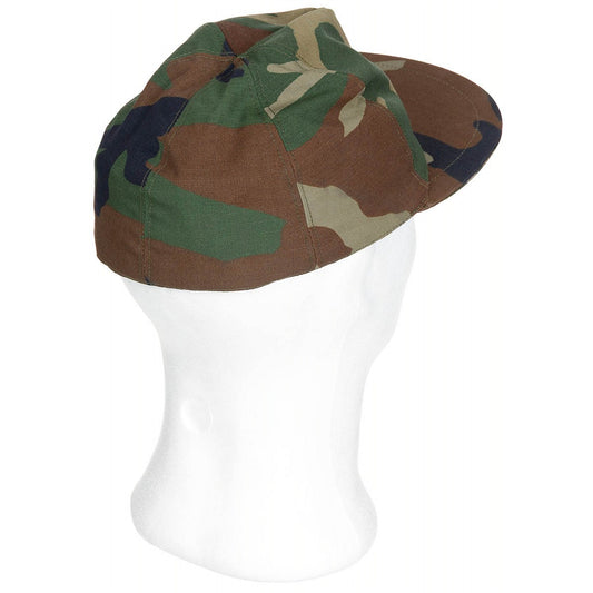 Türk. Feldmütze, Winter,Rip Stop, woodland, neuw.