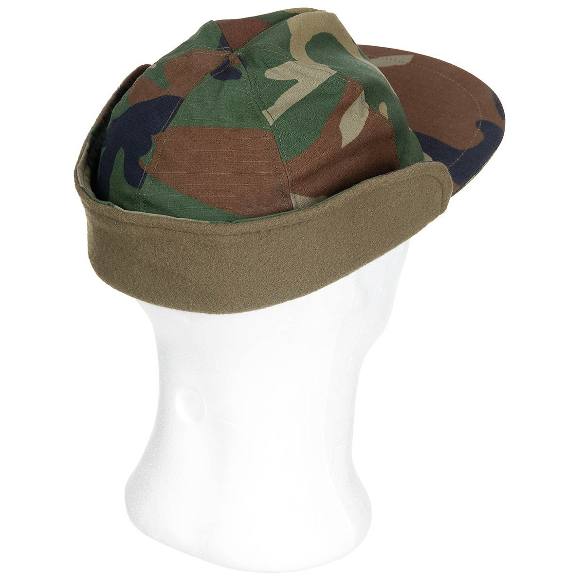 Türk. Feldmütze, Winter,Rip Stop, woodland, neuw.