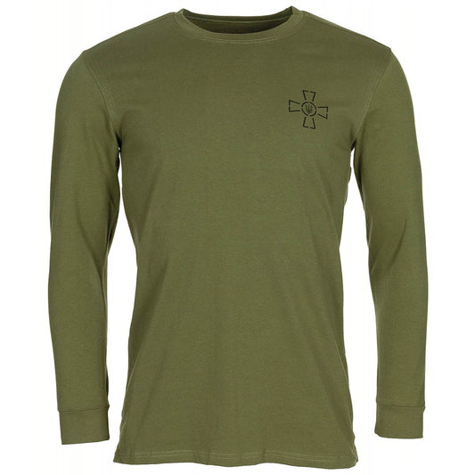 Ukr. Unterhemd, langarm,oliv, neuw.