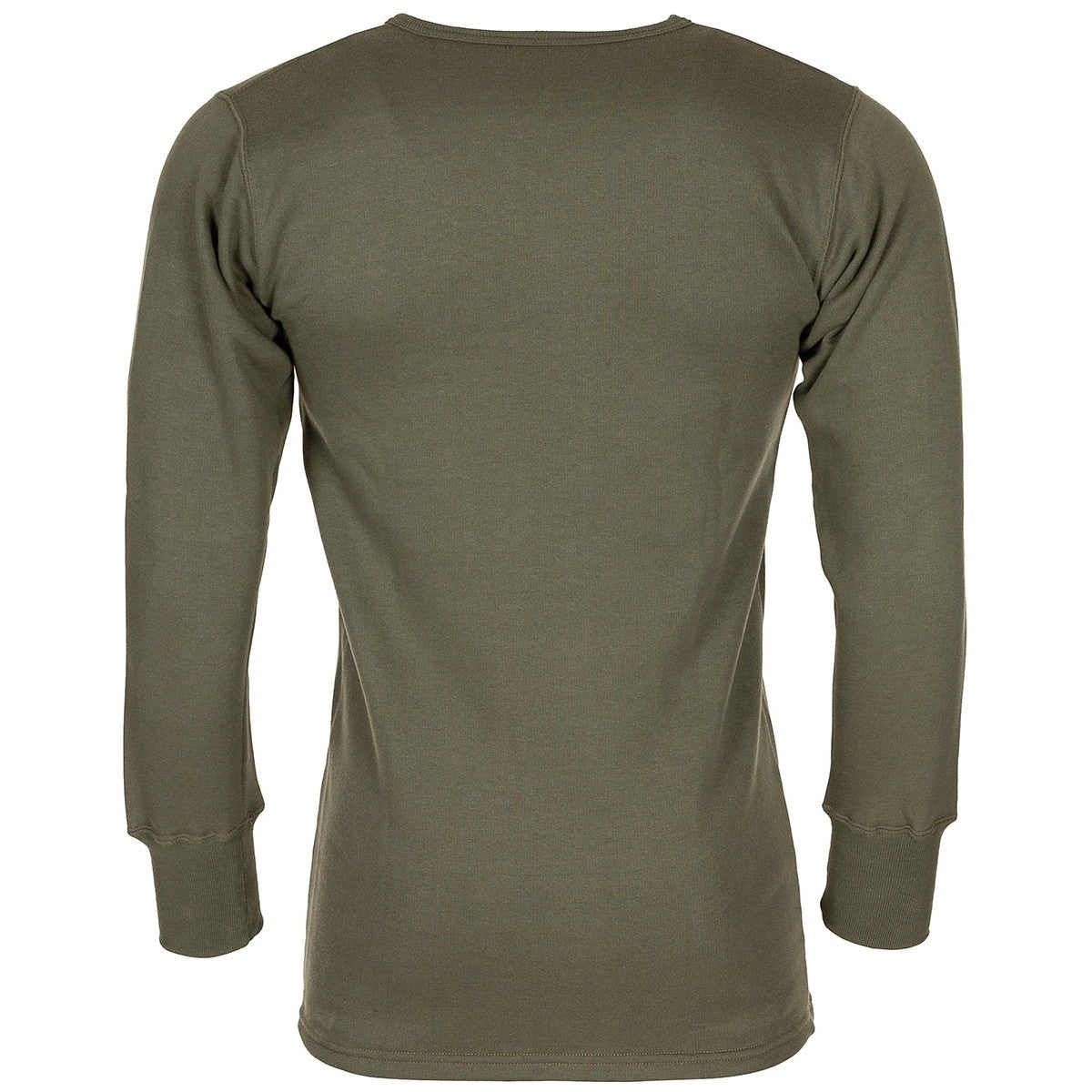 Franz. Unterhemd, Plüsch,langarm, oliv, neuw.