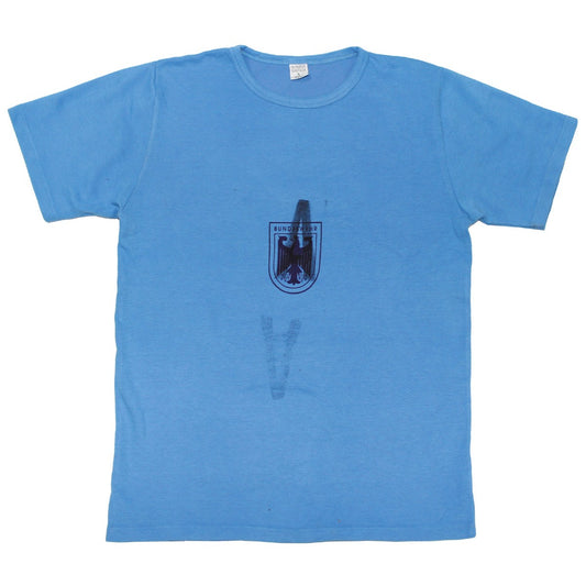 BW Sporthemd, blau, mit Adler,gestempelt, gebr.