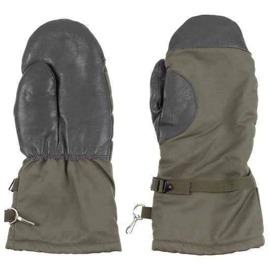 BW Fausthandschuhe, gefüttert,oliv, neuw.