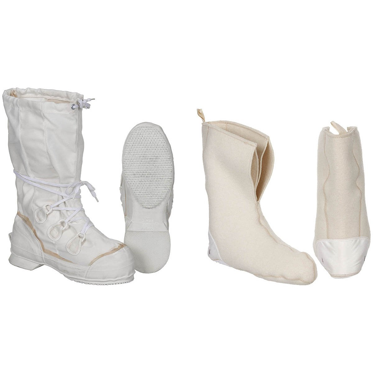 Boots, "Mukluk", weiß,mit Innenschuh, neuw.