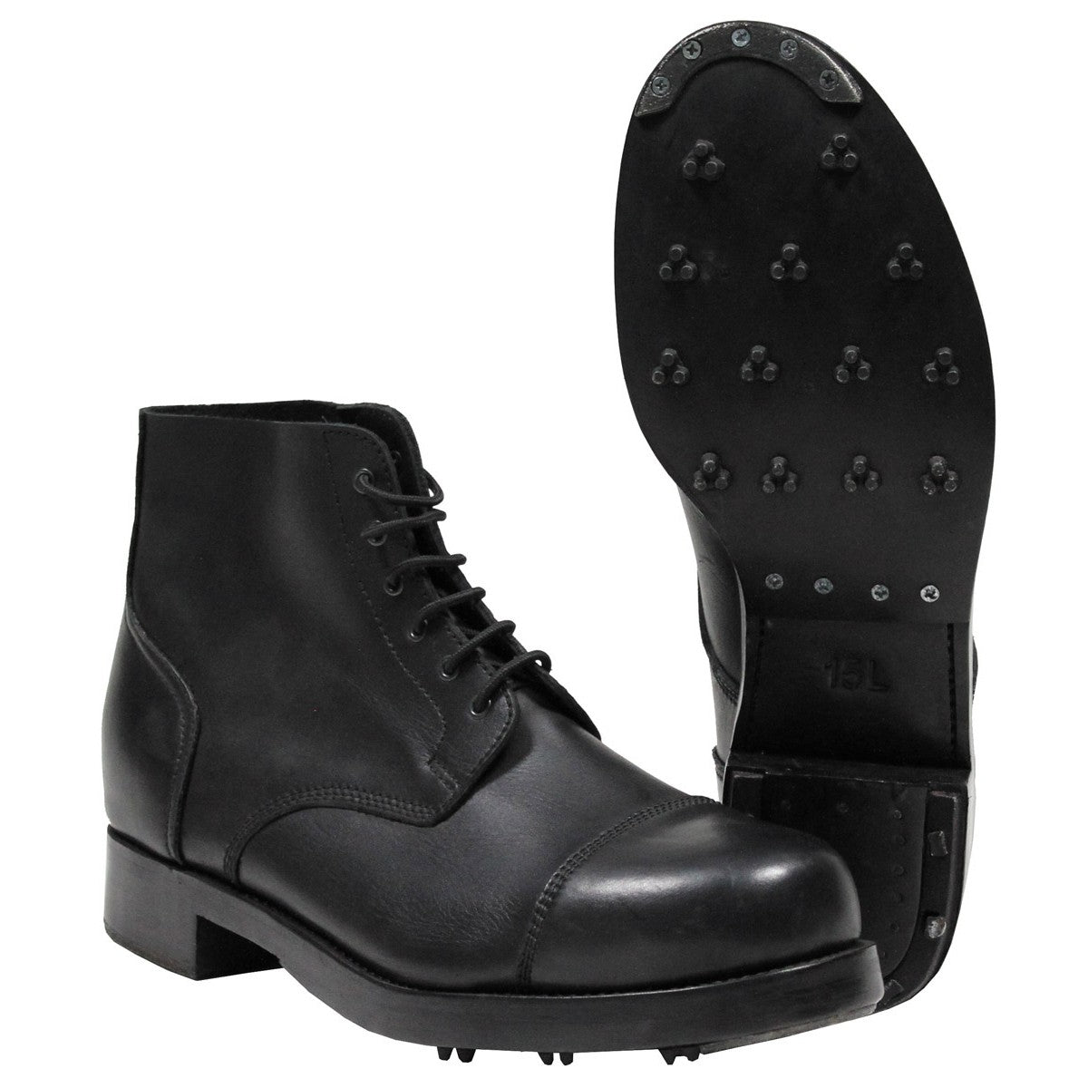 Brit. Combat Stiefel, schwarz,Leder, neuw.