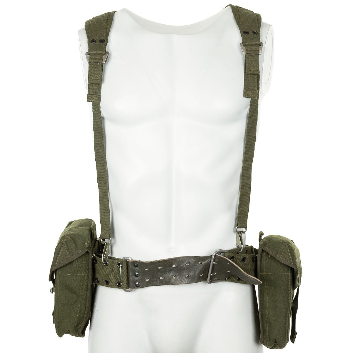 Schwed. Tactical Set,4-teilig, oliv, gebr.