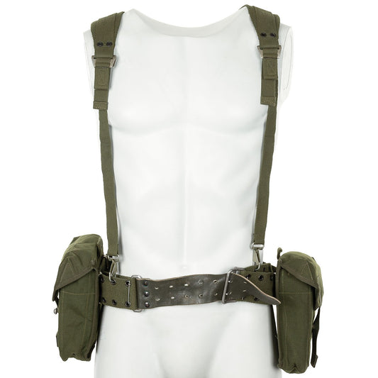 Schwed. Tactical Set,4-teilig, oliv, gebr.