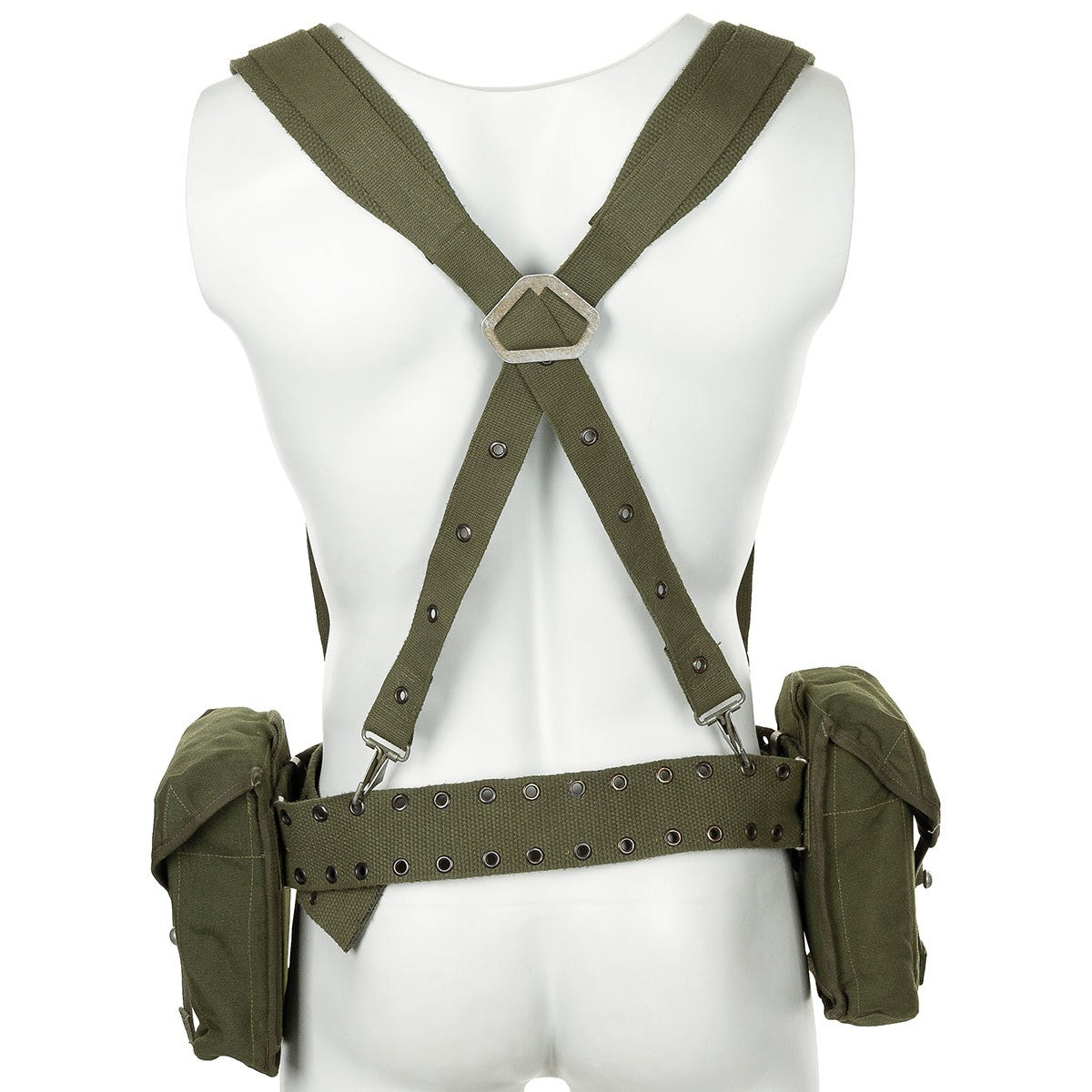 Schwed. Tactical Set,4-teilig, oliv, gebr.