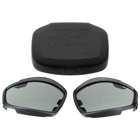 Ersatzgläser f. Schutzbrille, ESS V12, smoke, neuw.