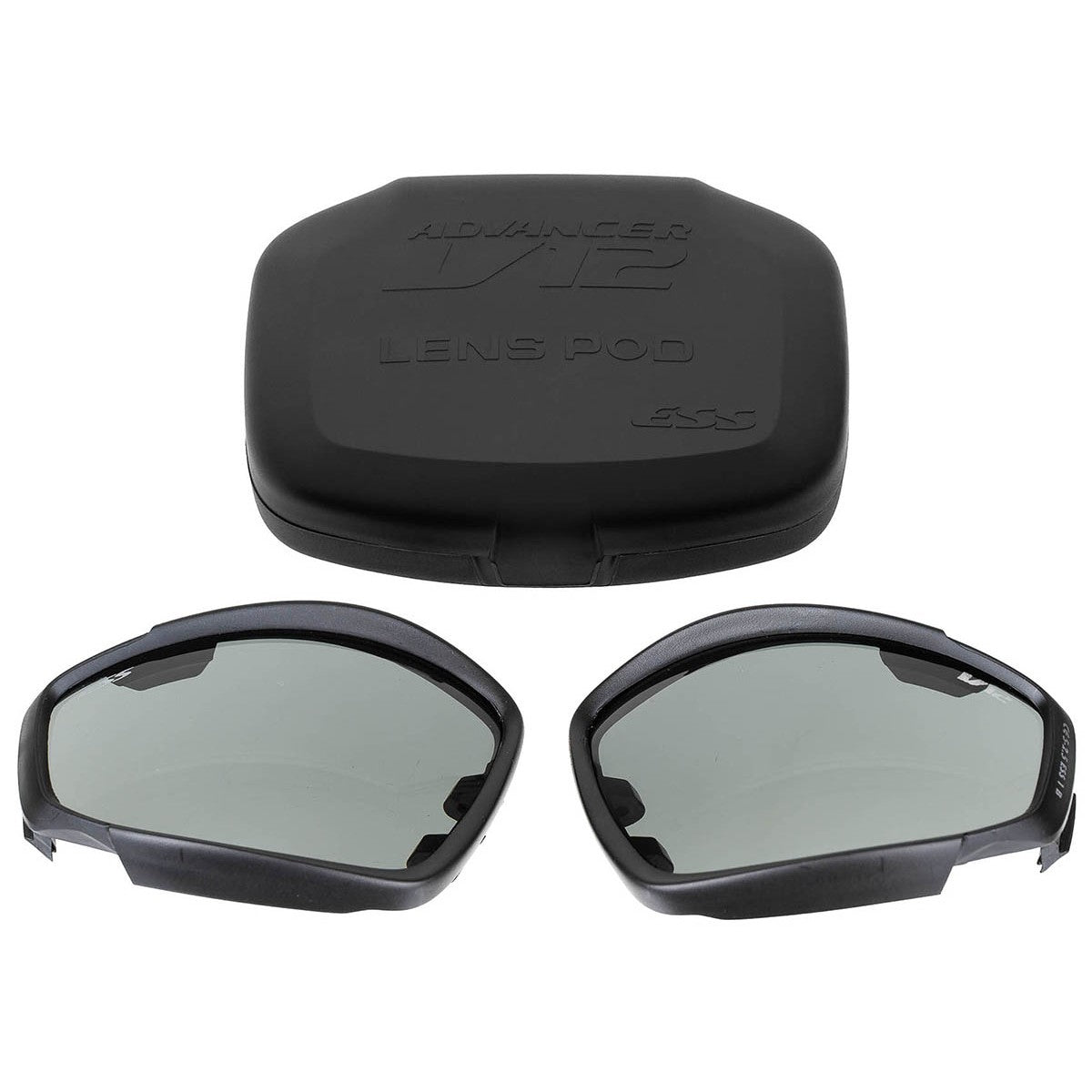 Ersatzgläser f. Schutzbrille, ESS V12, smoke, gebr.