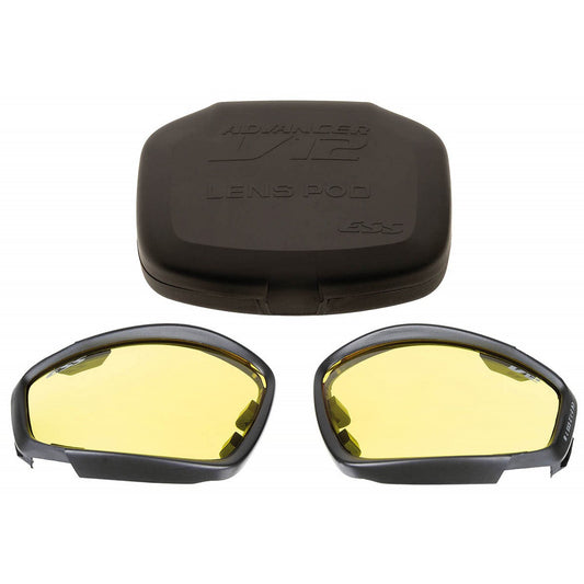Ersatzgläser f. Schutzbrille, ESS V12, gelb, gebr.