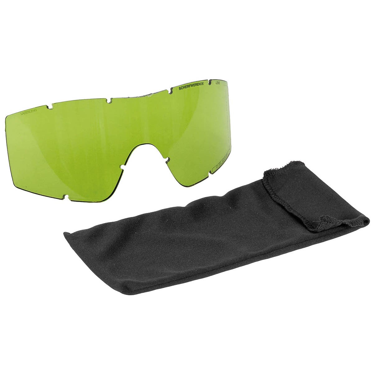 Glas f. Schutzbrille, neuw.,REVISION Desert Locust, grün