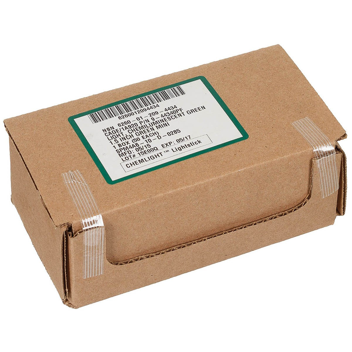 US Knicklicht, "Cyalume",50 St./Pack, grün, überlagert