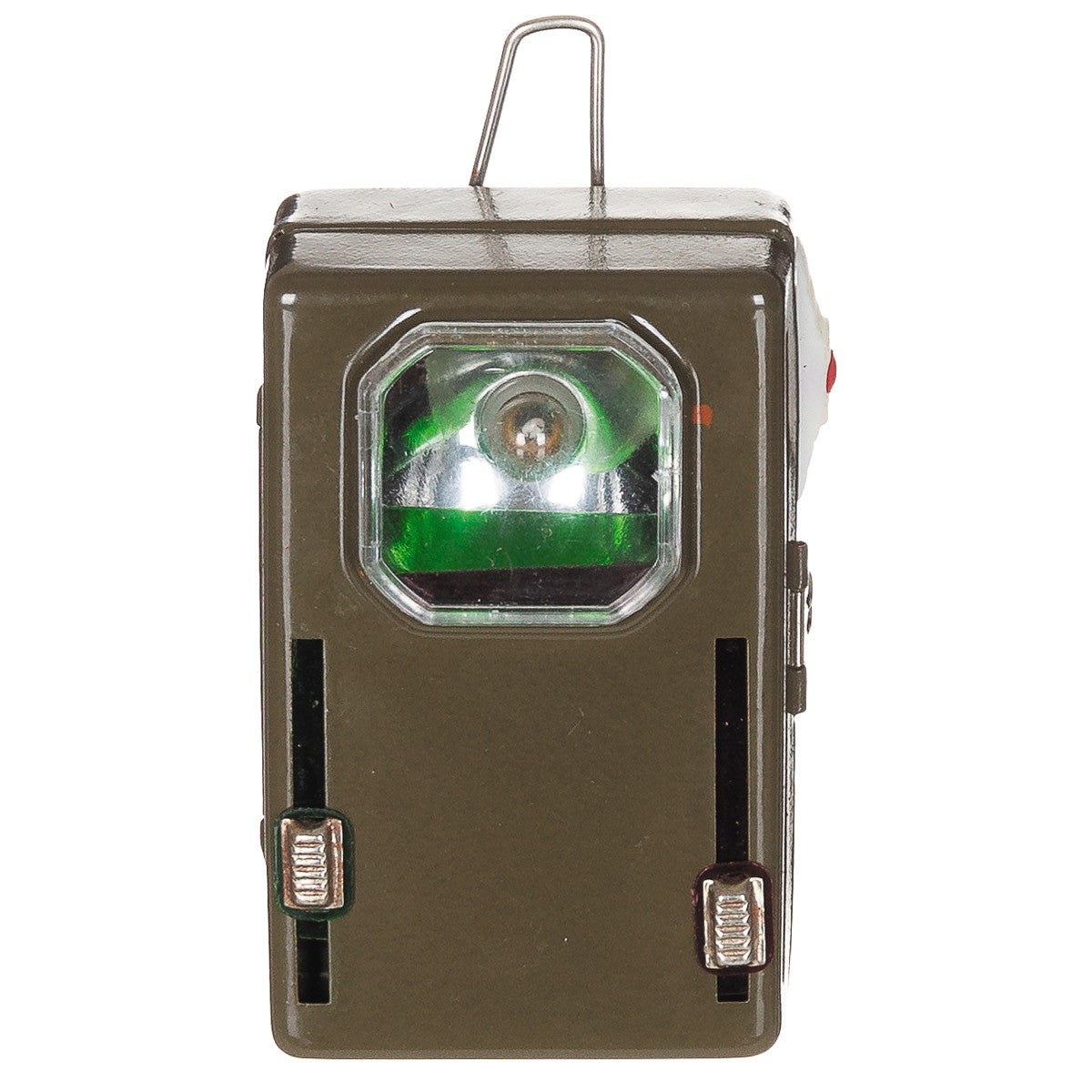 Pol. Taschenlampe, 3 Farben,Metallgehäuse, neuw.