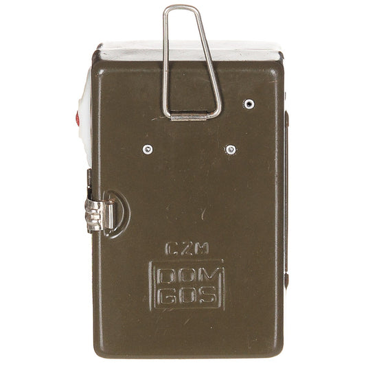 Pol. Taschenlampe, 3 Farben,Metallgehäuse, neuw.