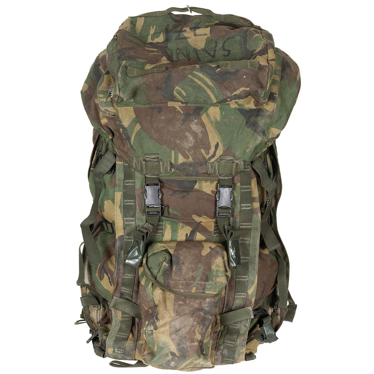 Brit. Rucksack, "PLCE LONG",o. Seitent.,DPM, gebr.,II Wahl