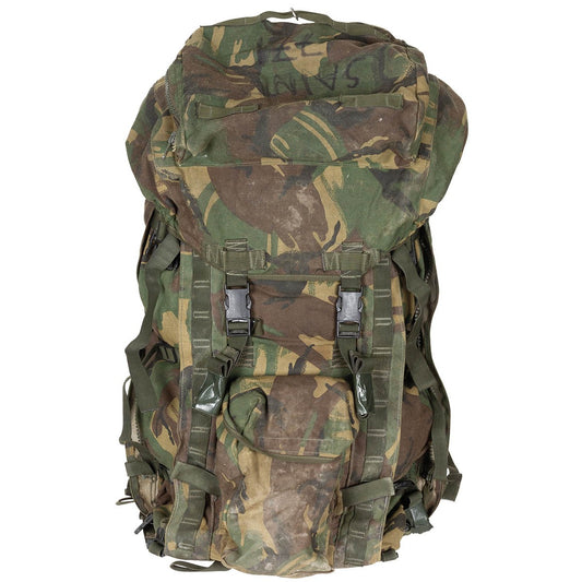 Brit. Rucksack, "PLCE LONG",o. Seitent.,DPM, gebr.,II Wahl