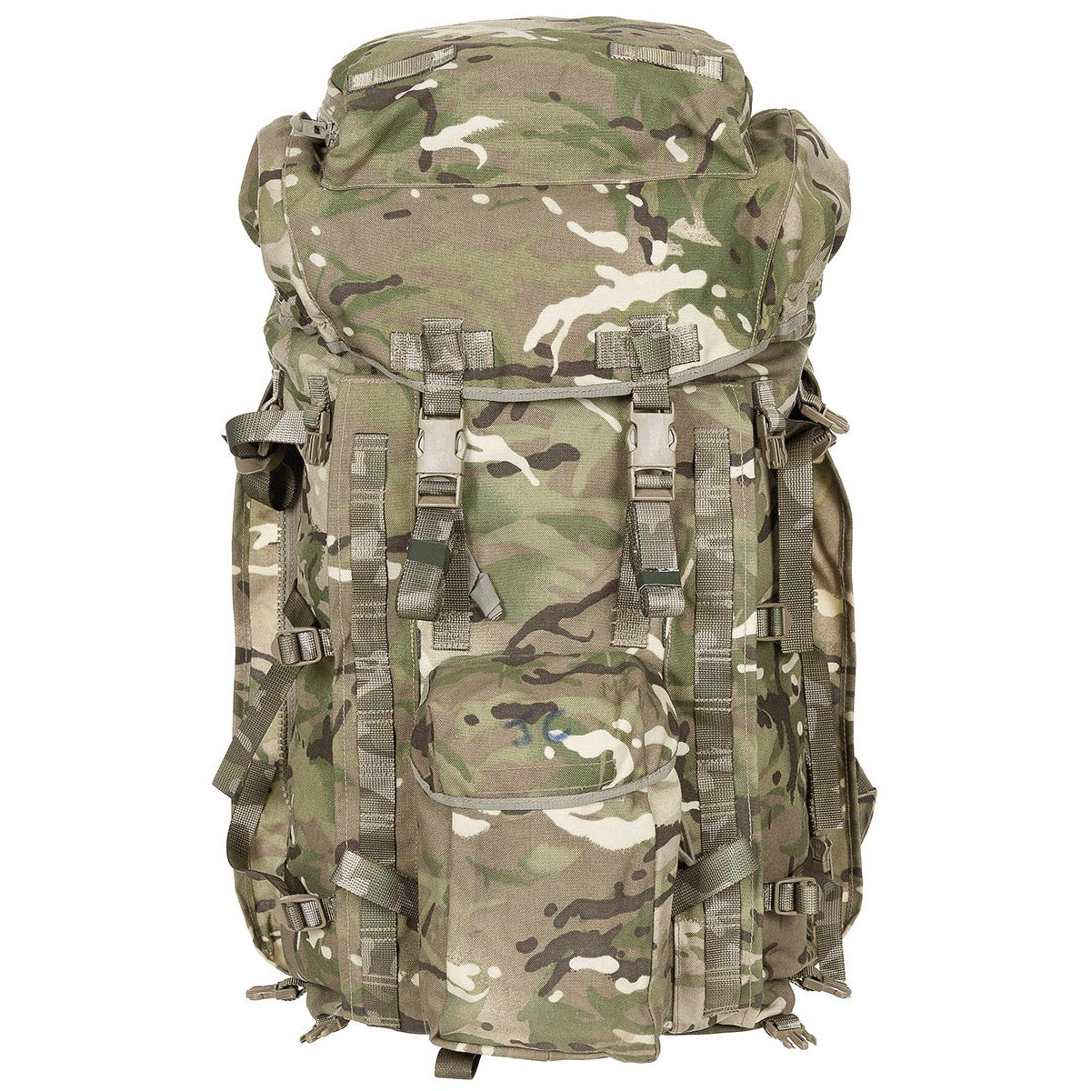 Brit. Rucksack, "INF Long",OHNE Seitent., MTP, IRR, gebr.