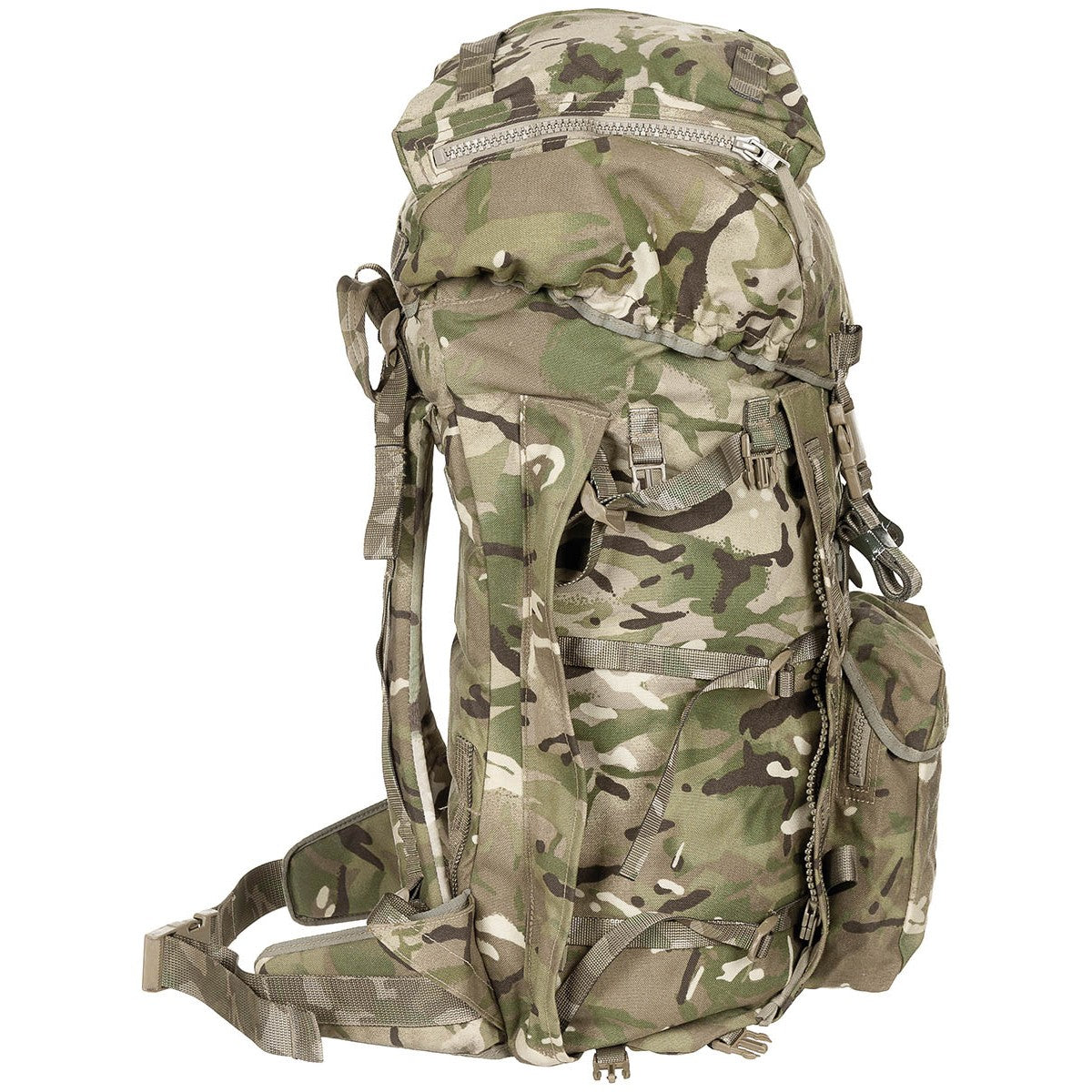 Brit. Rucksack, "INF Long",OHNE Seitent., MTP, IRR, gebr.