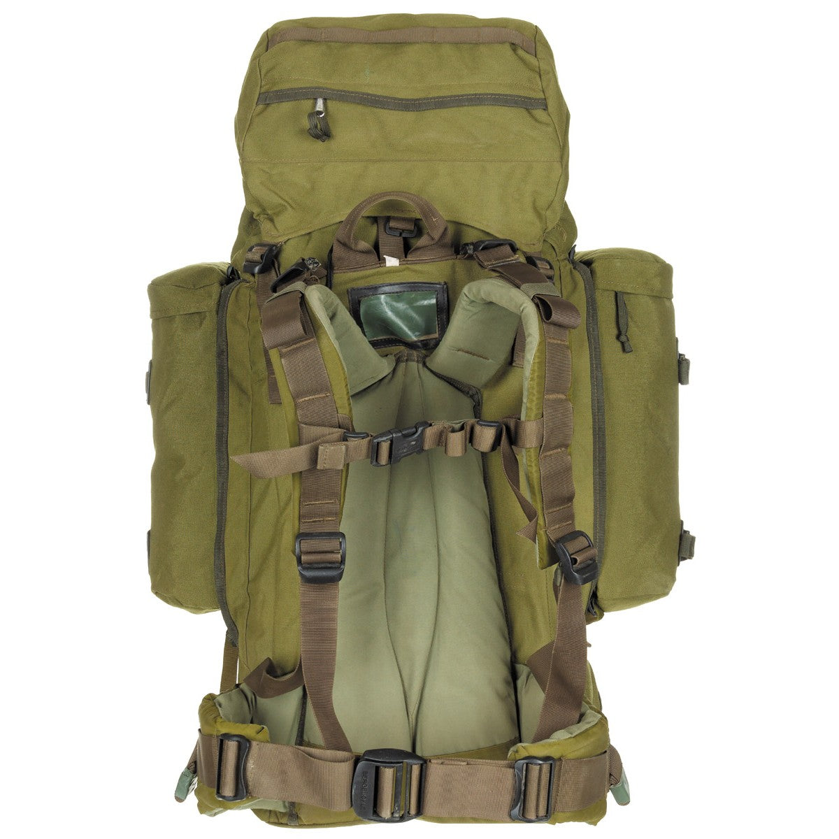 Rucksack, "BERGHAUS"Crusader 90+20, oliv, gebr.