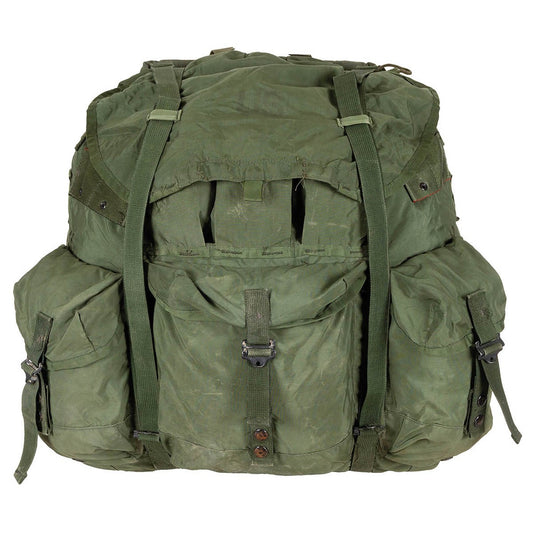 US Rucksack, Alice Pack, oliv,LARGE, Metallgest., gebr.,