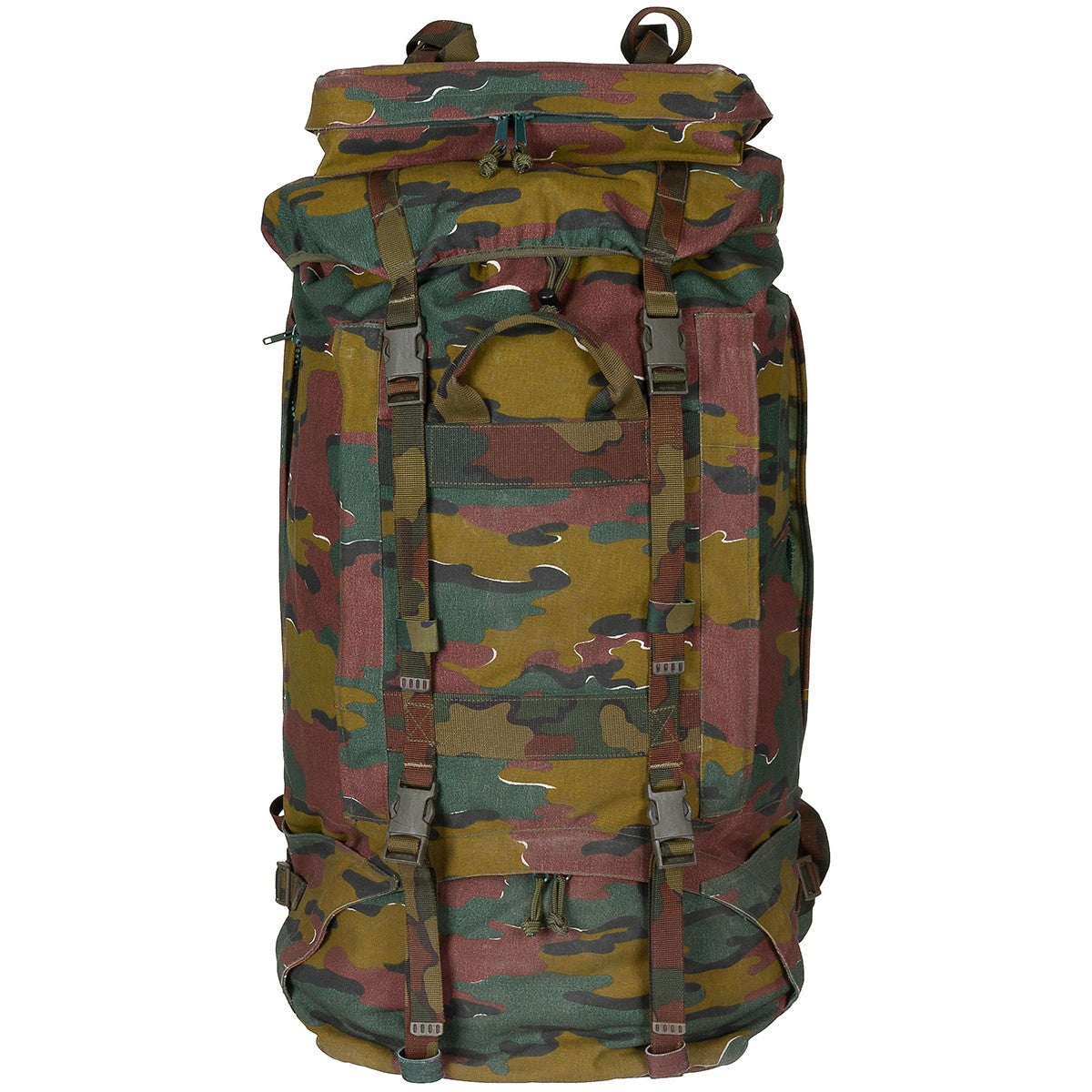 Belg. Rucksack, tarn,OHNE Seitentaschen, gebr.