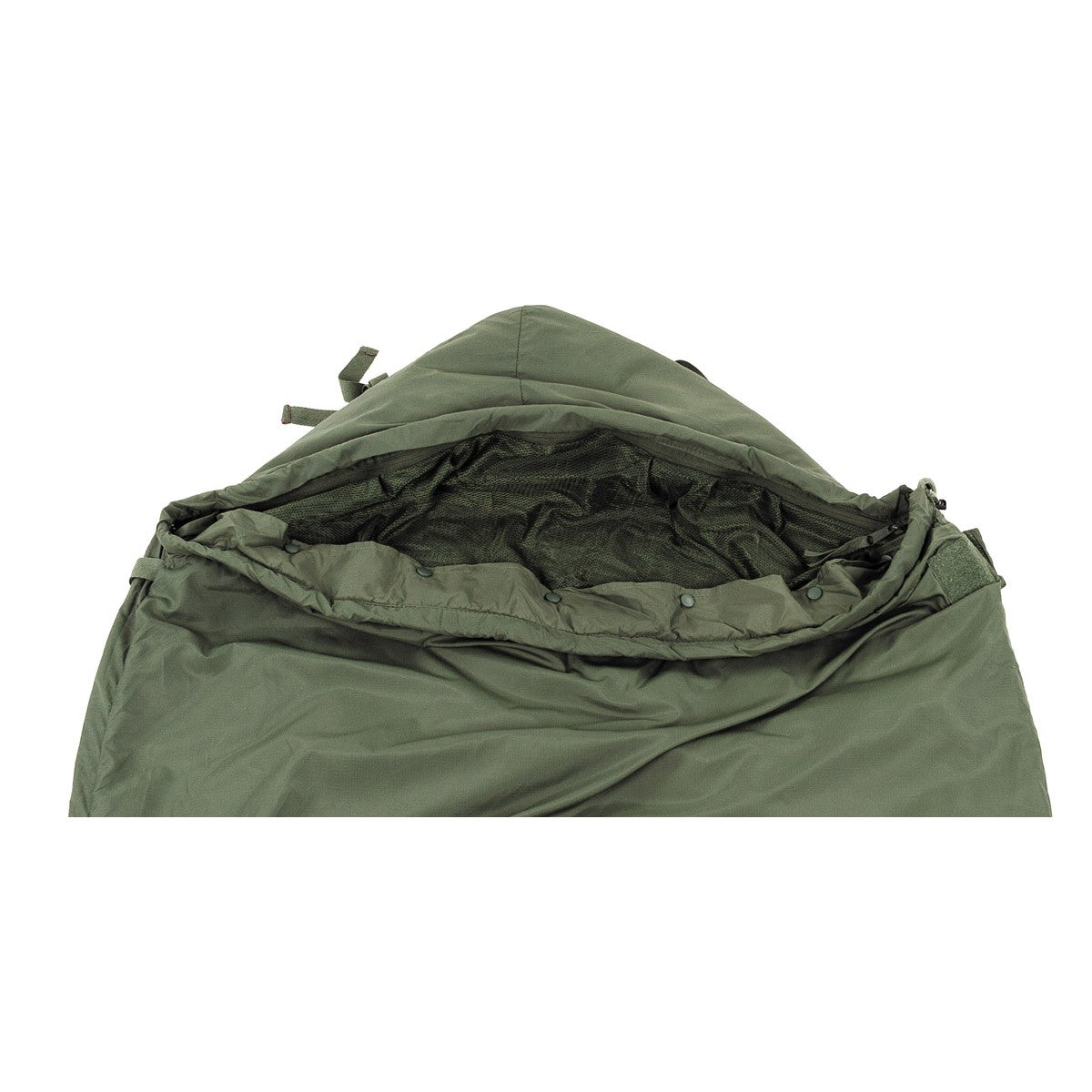 Brit. Mumienschlafsack,Light Weight, oliv, gebr.