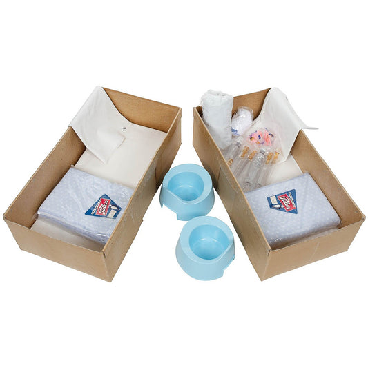 Dän. Babybett, mit Zubehör,neuw. (DEKO)