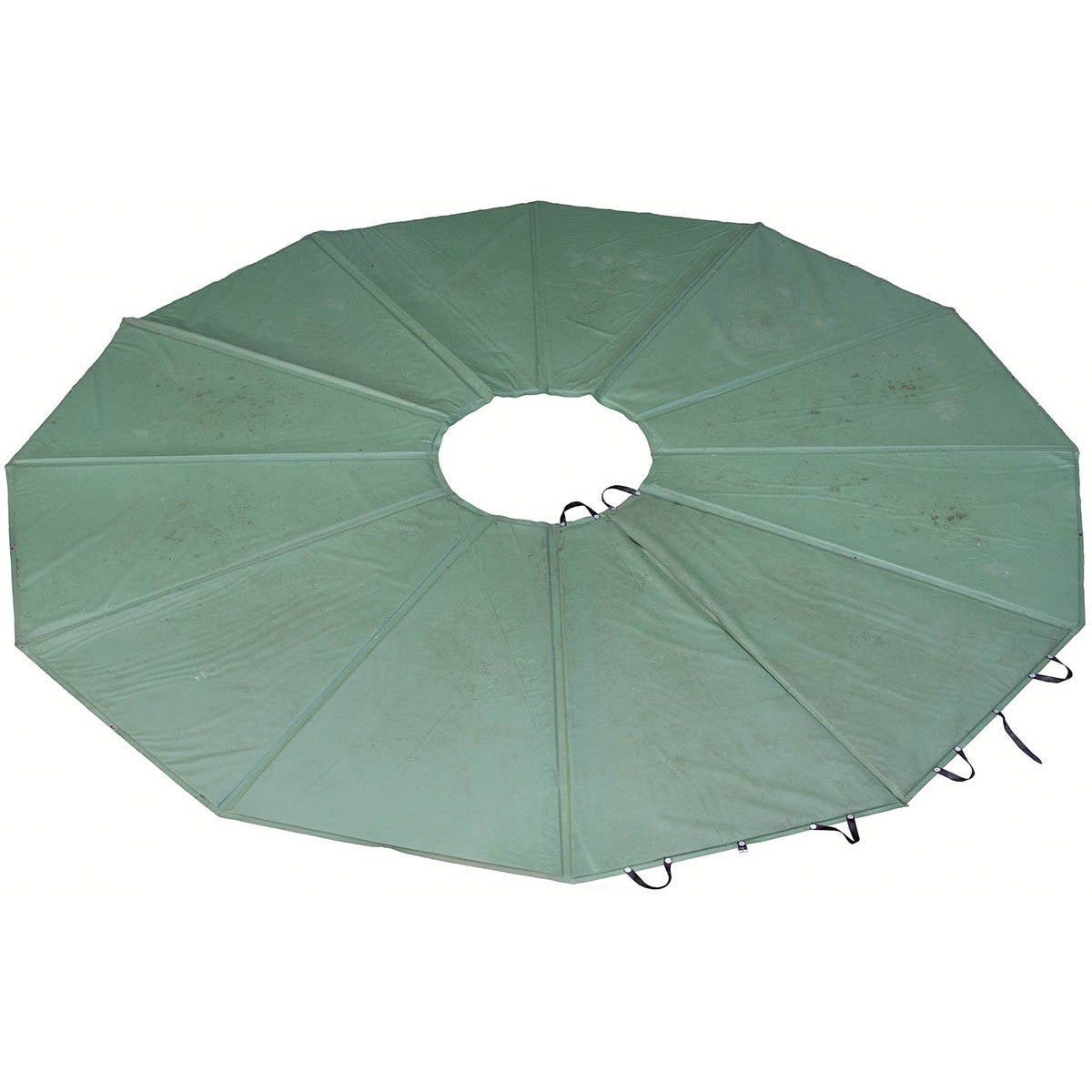 Schwed. Zeltbodenmatte,oliv, gebr.