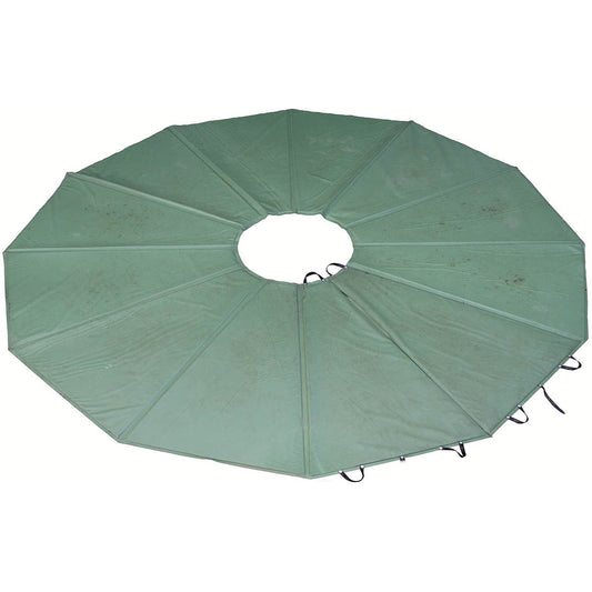 Schwed. Zeltbodenmatte,oliv, gebr.