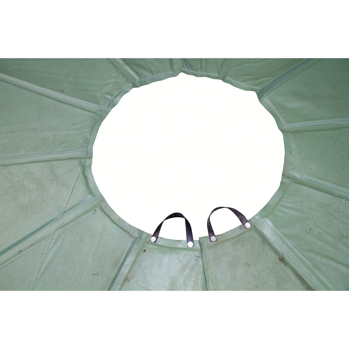 Schwed. Zeltbodenmatte,oliv, gebr.