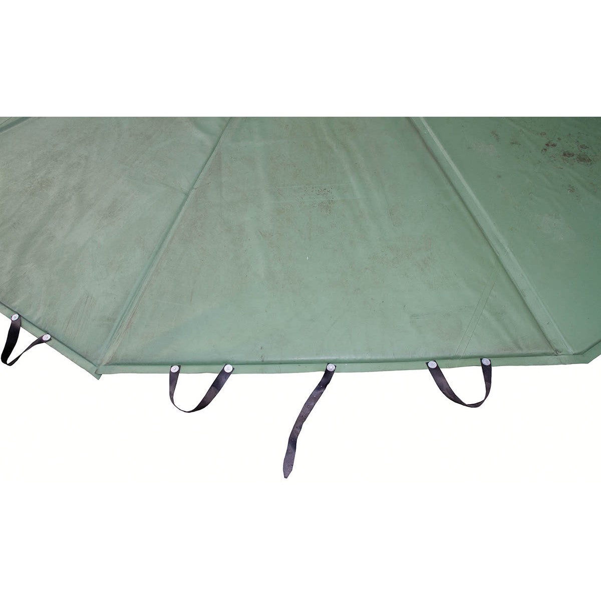 Schwed. Zeltbodenmatte,oliv, gebr.