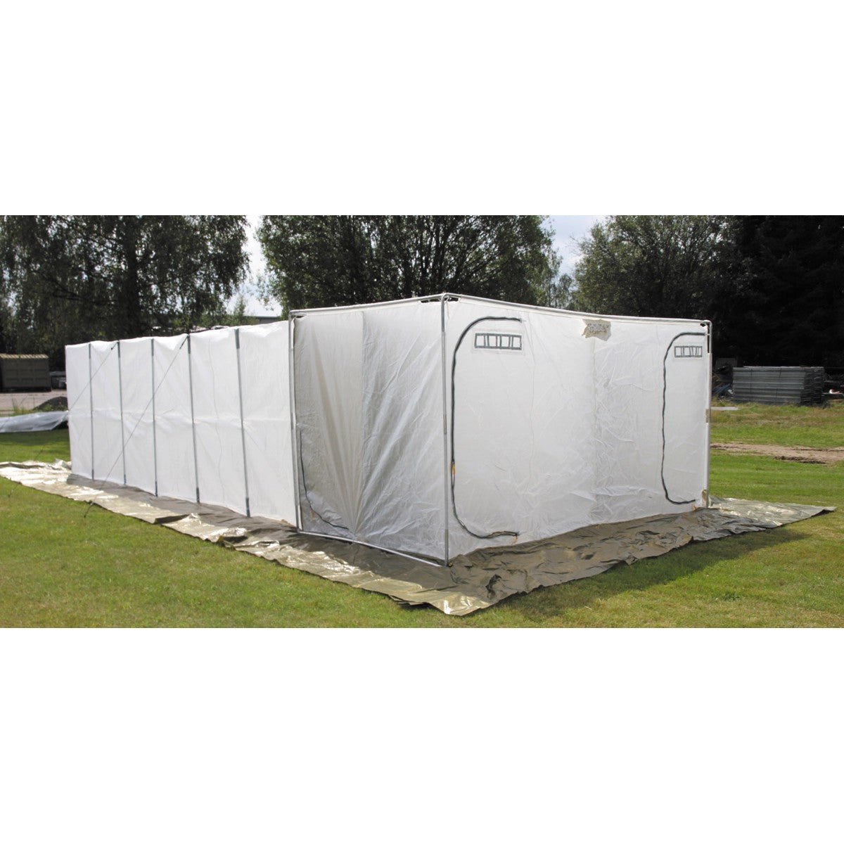 Brit. Zelt, weiß,25 Mann UCPS,neuw.Versand nur p. Spedition!