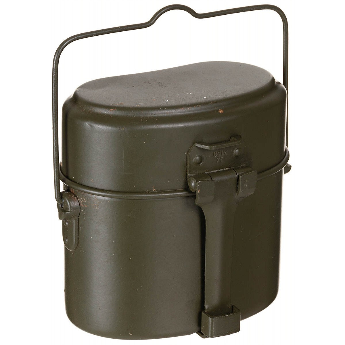 BW Essgeschirr, oliv,3-teilig, neuw., Lagerspuren