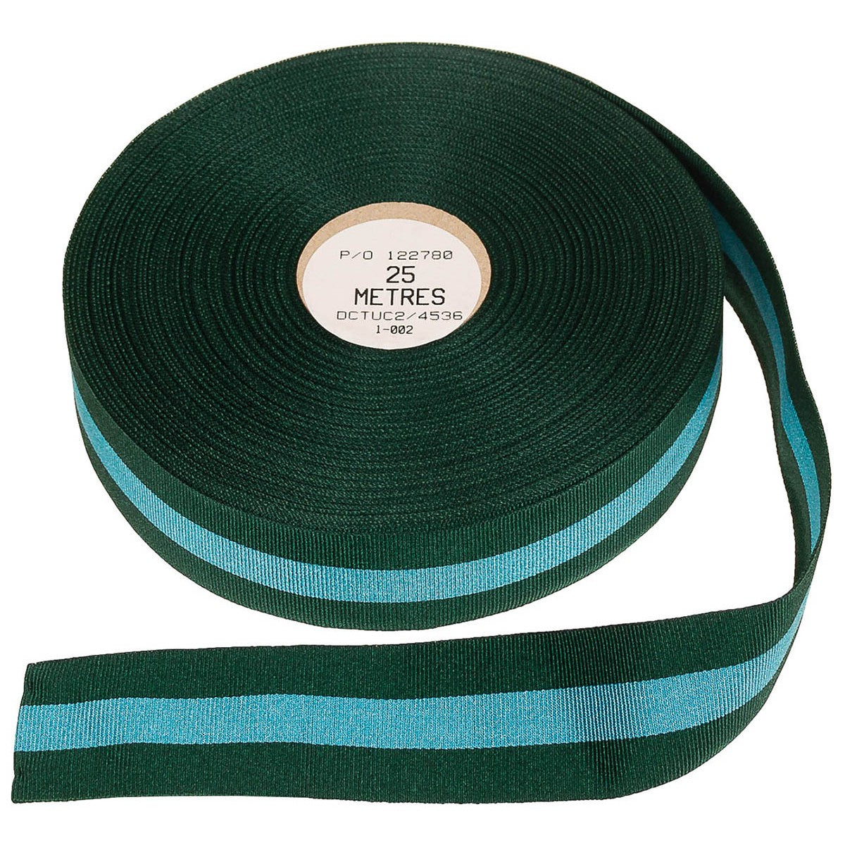 NIR Medaillenband, grün,25 Meter, neuw.