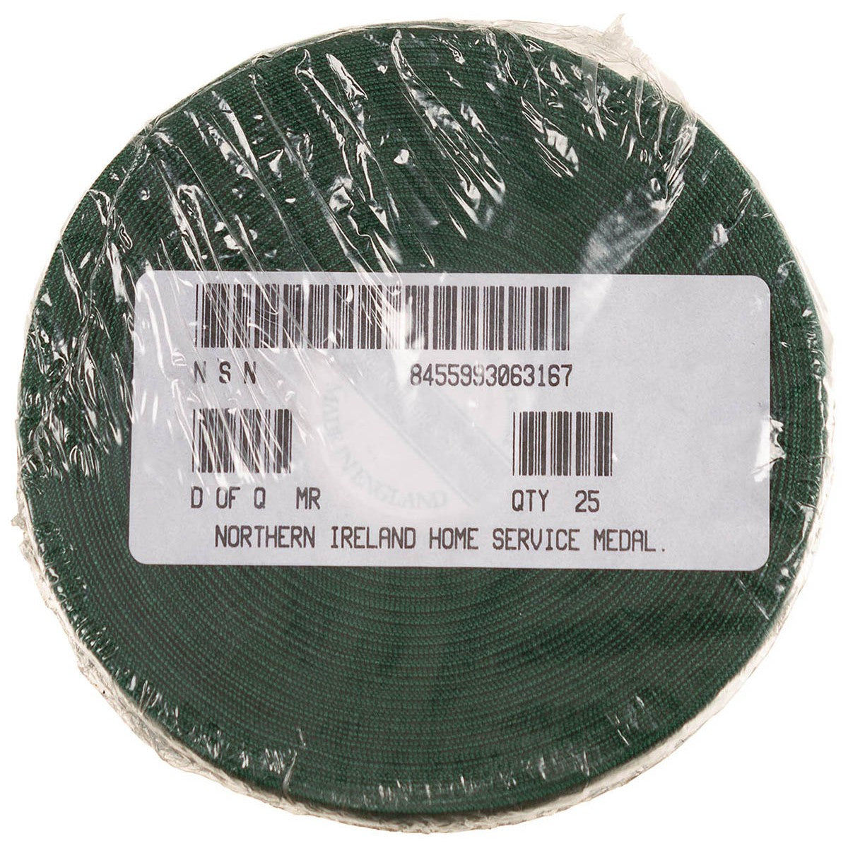 NIR Medaillenband, grün,25 Meter, neuw.