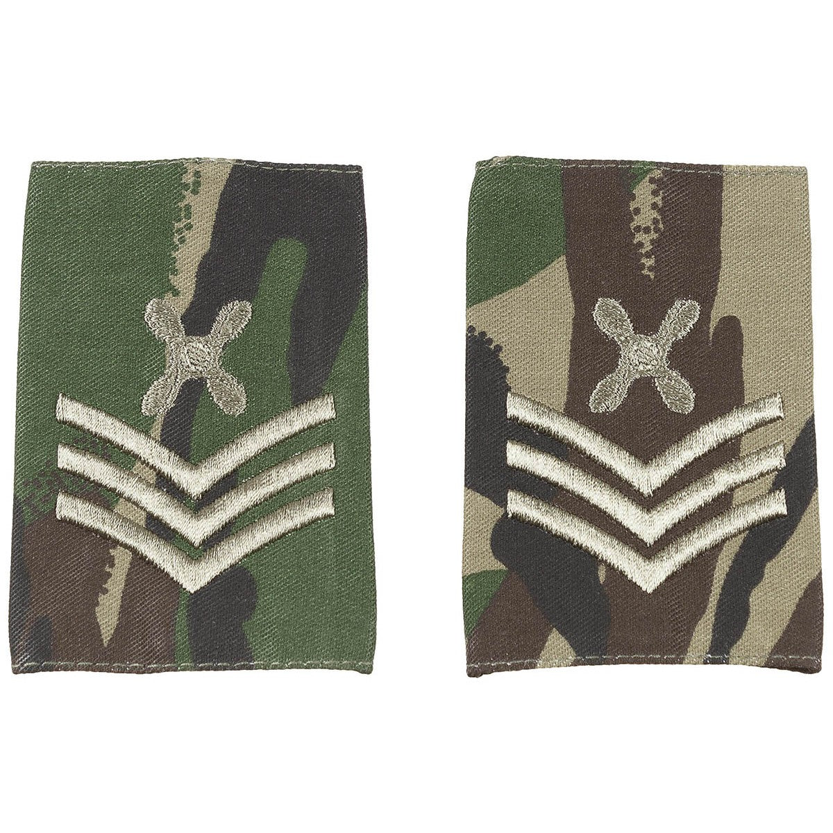 Brit. Schulterklappen, DPM,10 Paar, SERGEANT TECHNIC.