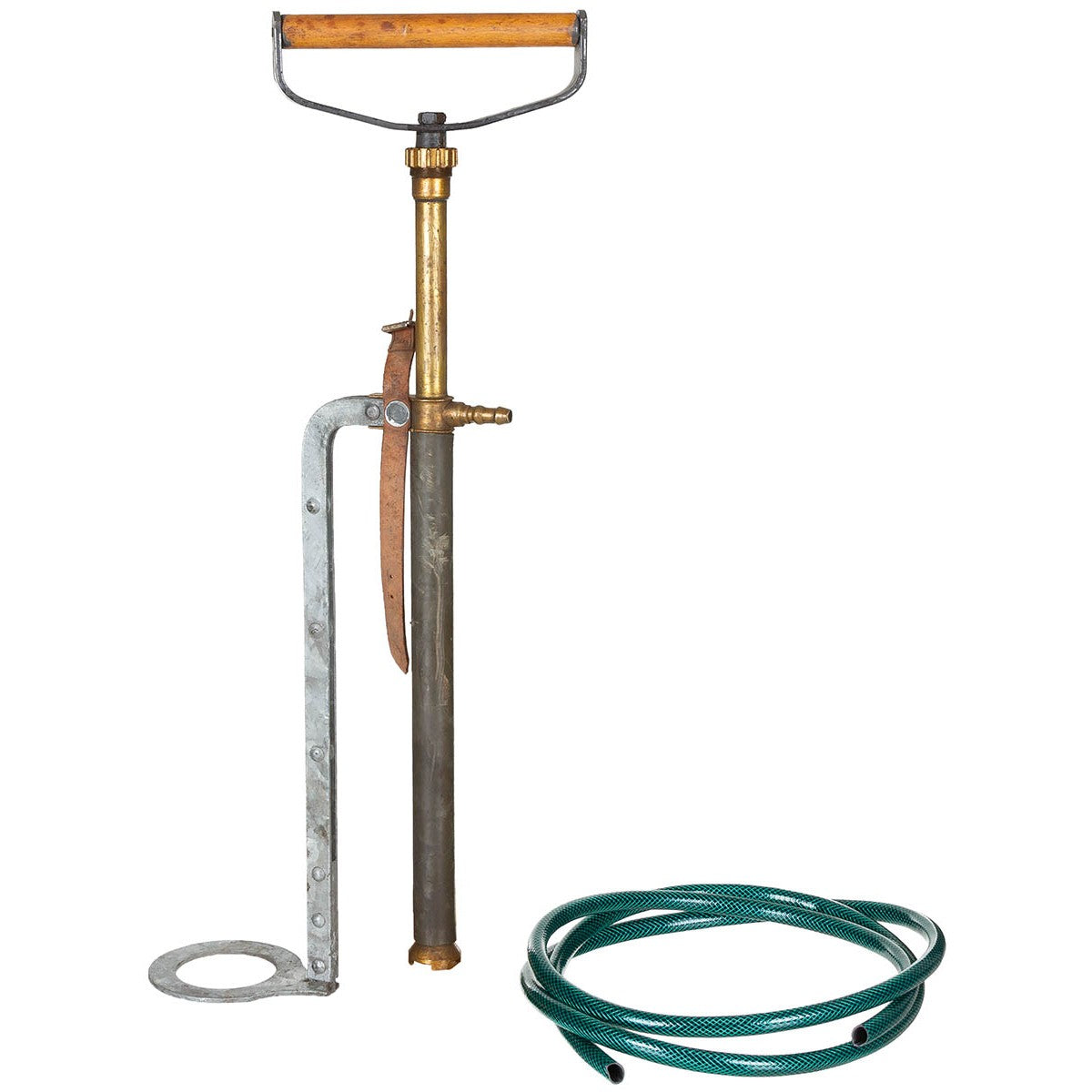 Dän. Handwasserpumpe,mit Schlauch, gebr.