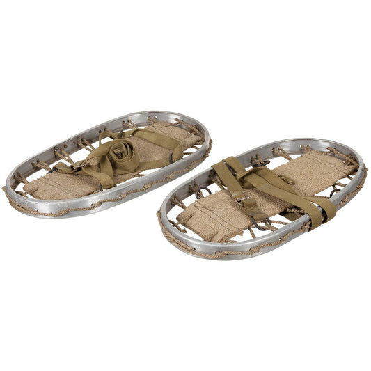 Ital. Schneeschuhe,mit Riemen, gebr.